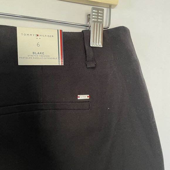 NWT Tommy Hilfiger Blake stretch trouser women's size 6 black business pants - Picture 7 of 10